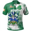 Ireland Clothing - Owen Irish Family Crest Polo Shirt - Irish Celtic Cross A7