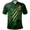 Ireland Clothing - Owens Irish Family Crest Polo Shirt - Irish Shamrock Scratch A7