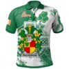 Ireland Clothing - Packenham Irish Family Crest Polo Shirt - Irish Celtic Cross A7