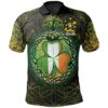 Ireland Clothing - Palfrey Irish Family Crest Polo Shirt - Irish Shamrock Triangle A7