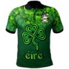 Ireland Clothing - Parke Irish Family Crest Polo Shirt - Irish Shamrock Triangle A7