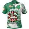 Ireland Clothing - Parker Irish Family Crest Polo Shirt - Irish Celtic Cross A7