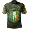 Ireland Clothing - Penrose Irish Family Crest Polo Shirt - Irish Shamrock Triangle A7