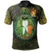 Ireland Clothing - Perry Irish Family Crest Polo Shirt - Irish Shamrock Triangle A7