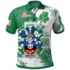 Ireland Clothing - Rafter Irish Family Crest Polo Shirt - Irish Celtic Cross A7