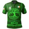 Ireland Clothing - Rossiter Irish Family Crest Polo Shirt - Symbol of Celtic A7