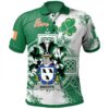 Ireland Clothing - Sharpe Irish Family Crest Polo Shirt - Irish Celtic Cross A7