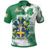 Ireland Clothing - Shelton Irish Family Crest Polo Shirt - Irish Celtic Cross A7
