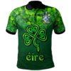 Ireland Clothing - Sherlock Irish Family Crest Polo Shirt - Irish Shamrock Triangle A7