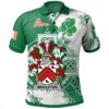 Ireland Clothing - Singleton Irish Family Crest Polo Shirt - Irish Celtic Cross A7