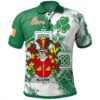 Ireland Clothing - Sloane Irish Family Crest Polo Shirt - Irish Celtic Cross A7