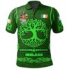 Ireland Clothing - Taylor Irish Family Crest Polo Shirt - Symbol of Celtic A7