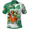 Ireland Clothing - Theede Irish Family Crest Polo Shirt - Irish Celtic Cross A7