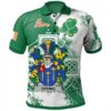 Ireland Clothing - Tipping Irish Family Crest Polo Shirt - Irish Celtic Cross A7