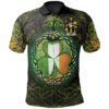 Ireland Clothing - Towers Irish Family Crest Polo Shirt - Irish Shamrock Triangle A7