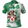 Ireland Clothing - Truell Irish Family Crest Polo Shirt - Irish Celtic Cross A7