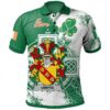 Ireland Clothing - Umfre Irish Family Crest Polo Shirt - Irish Celtic Cross A7