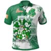 Ireland Clothing - Veldon Irish Family Crest Polo Shirt - Irish Celtic Cross A7