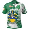 Ireland Clothing - Walter Irish Family Crest Polo Shirt - Irish Celtic Cross A7