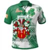 Ireland Clothing - Way Irish Family Crest Polo Shirt - Irish Celtic Cross A7