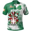 Ireland Clothing - Wellesby Irish Family Crest Polo Shirt - Irish Celtic Cross A7