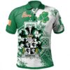 Ireland Clothing - Wemyss Irish Family Crest Polo Shirt - Irish Celtic Cross A7