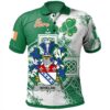 Ireland Clothing - Whelan Irish Family Crest Polo Shirt - Irish Celtic Cross A7