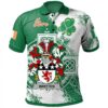 Ireland Clothing - Whitten Irish Family Crest Polo Shirt - Irish Celtic Cross A7