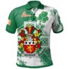Ireland Clothing - Wickham Irish Family Crest Polo Shirt - Irish Celtic Cross A7
