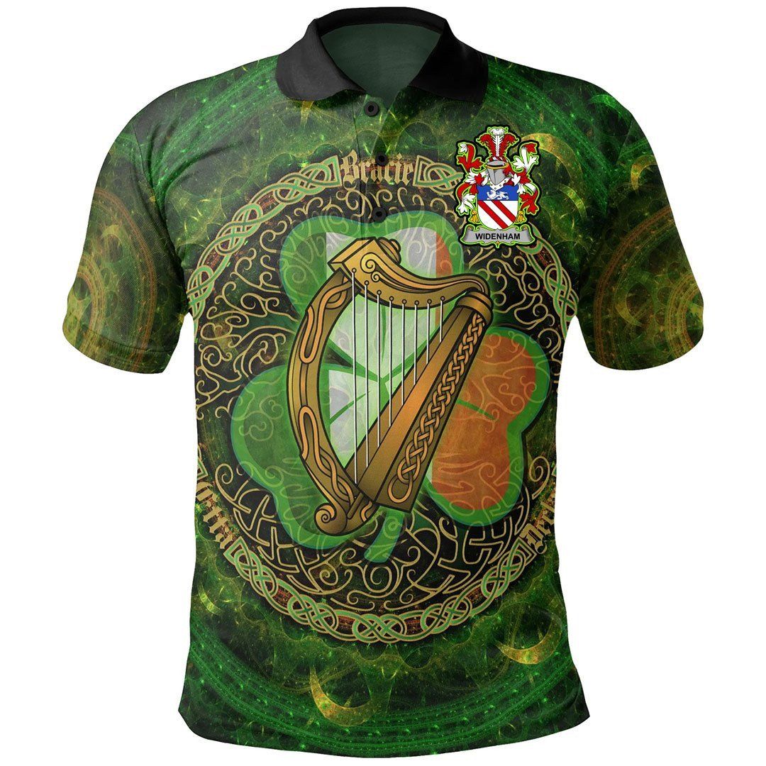 Ireland Clothing - Widenham Irish Family Crest Polo Shirt - Celtic Tree A7 Ireland Clothing - Widenham Irish Family Crest Polo Shirt - Celtic Tree A7
