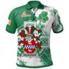 Ireland Clothing - Wilkinson Irish Family Crest Polo Shirt - Irish Celtic Cross A7