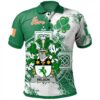 Ireland Clothing - Wilson Irish Family Crest Polo Shirt - Irish Celtic Cross A7
