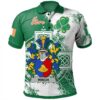 Ireland Clothing - Winch Irish Family Crest Polo Shirt - Irish Celtic Cross A7