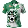 Ireland Clothing - Winton Irish Family Crest Polo Shirt - Irish Celtic Cross A7