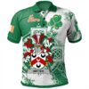 Ireland Clothing - Witter Irish Family Crest Polo Shirt - Irish Celtic Cross A7