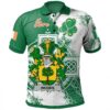 Ireland Clothing - Woods Irish Family Crest Polo Shirt - Irish Celtic Cross A7