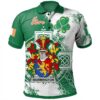Ireland Clothing - Wormington Irish Family Crest Polo Shirt - Irish Celtic Cross A7