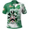 Ireland Clothing - Yaxley Irish Family Crest Polo Shirt - Irish Celtic Cross A7