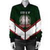 Ireland Coat Of Arms Women Bomber Jacket Lucian Style JW5 Bomber Jacket