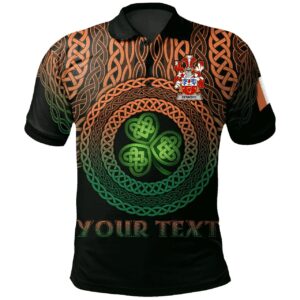 Ireland Polo Shirt - Dennehy or O'Dennehy Irish Family Crest Polo Shirt - Celtic Pride A7