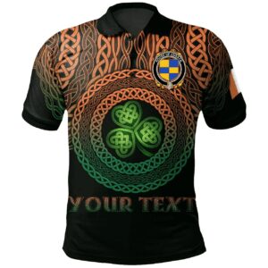 Ireland Polo Shirt - House of CUSACK Irish Family Crest Polo Shirt - Celtic Pride A7