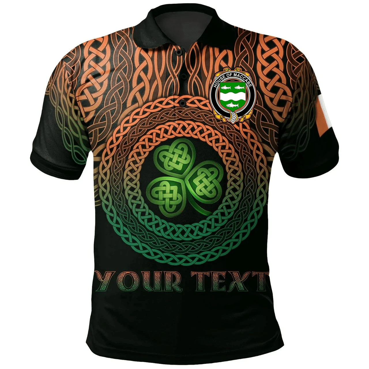 Ireland Polo Shirt - House of MACCABE Irish Family Crest Polo Shirt - Celtic Pride A7 Ireland Polo Shirt - House of MACCABE Irish Family Crest Polo Shirt - Celtic Pride A7