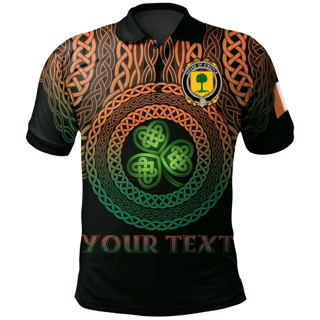 Ireland Polo Shirt - House of O'BOYLE Irish Family Crest Polo Shirt - Celtic Pride A7 Ireland Polo Shirt - House of O'BOYLE Irish Family Crest Polo Shirt - Celtic Pride A7