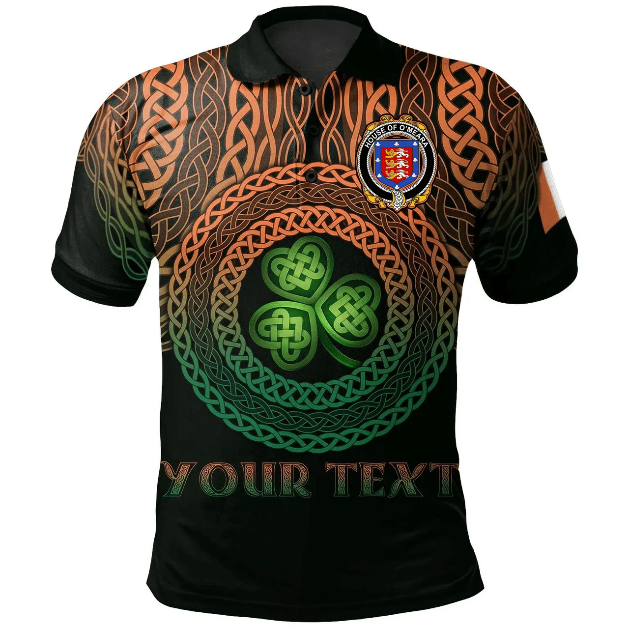 Ireland Polo Shirt - House of O'MEARA Irish Family Crest Polo Shirt - Celtic Pride A7 Ireland Polo Shirt - House of O'MEARA Irish Family Crest Polo Shirt - Celtic Pride A7