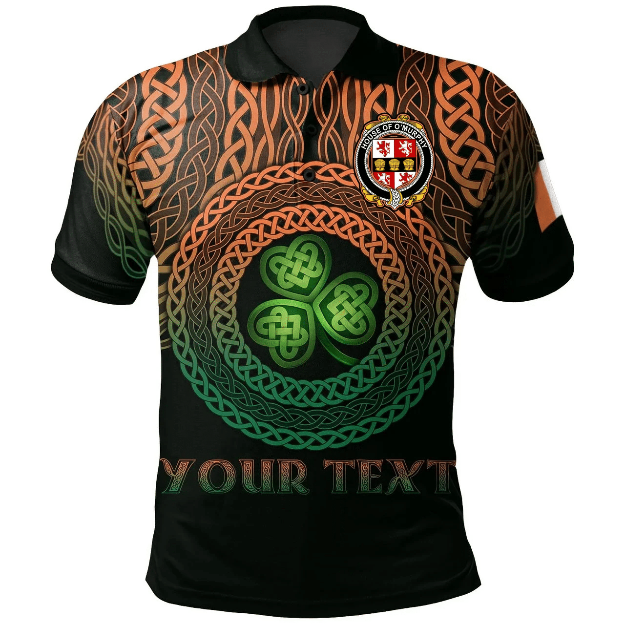 Ireland Polo Shirt - House of O'MURPHY (Muskerry) Irish Family Crest Polo Shirt - Celtic Pride A7 Ireland Polo Shirt - House of O'MURPHY (Muskerry) Irish Family Crest Polo Shirt - Celtic Pride A7