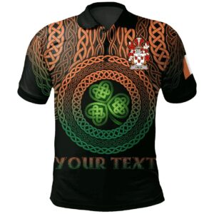 Ireland Polo Shirt - Lally or O'Mullally Irish Family Crest Polo Shirt - Celtic Pride A7