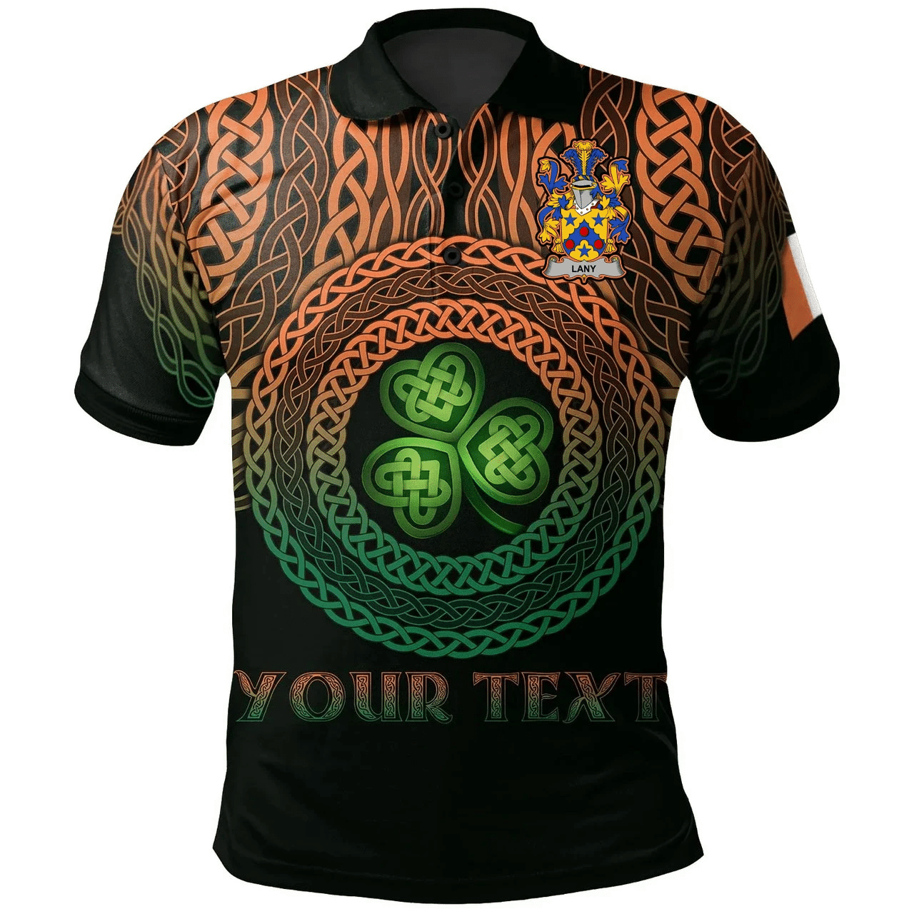 Ireland Polo Shirt - Lany or Laney Irish Family Crest Polo Shirt - Celtic Pride A7 Ireland Polo Shirt - Lany or Laney Irish Family Crest Polo Shirt - Celtic Pride A7
