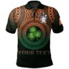 Ireland Polo Shirt - McAuliffe Irish Family Crest Polo Shirt - Celtic Pride A7