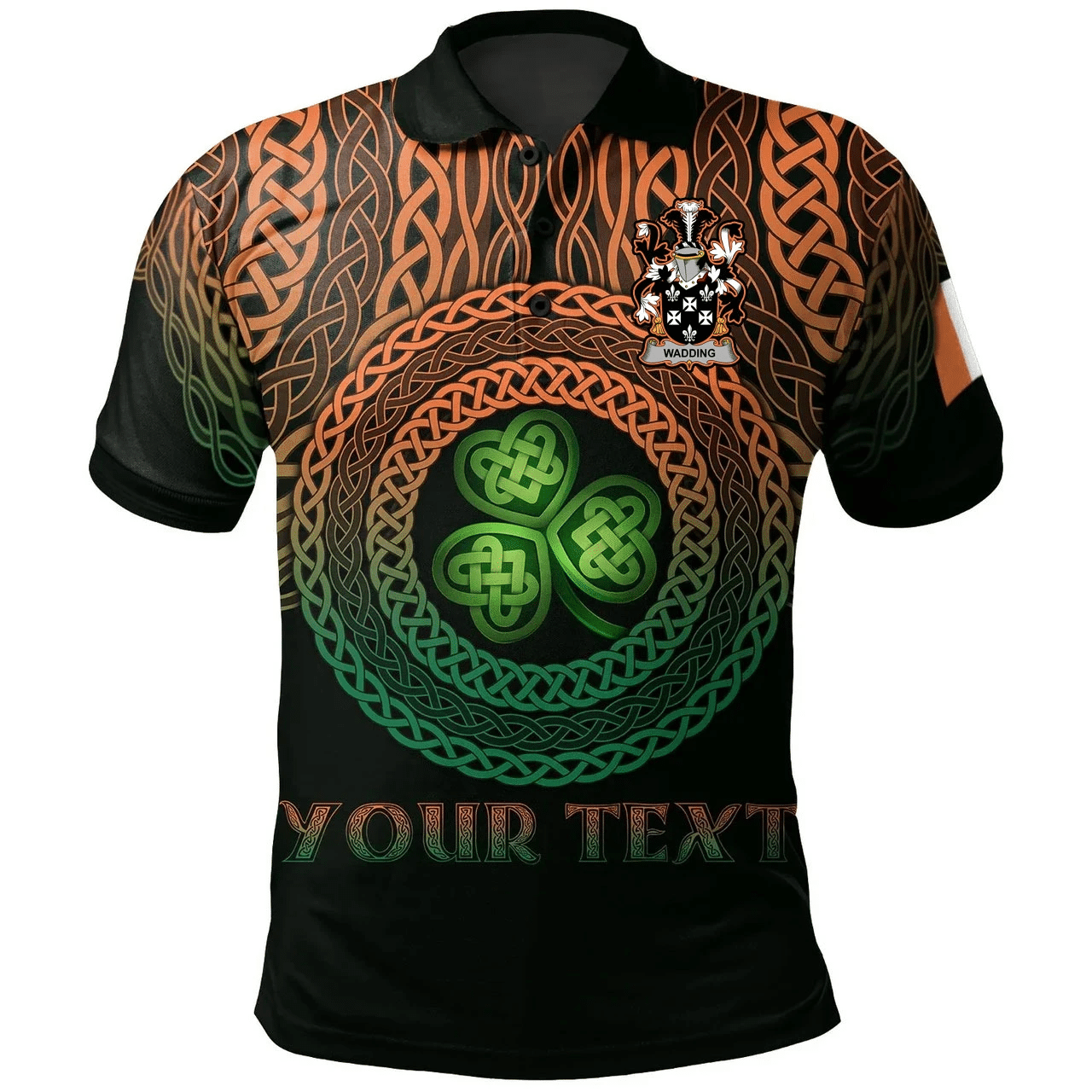 Ireland Polo Shirt - Wadding Irish Family Crest Polo Shirt - Celtic Pride A7 Ireland Polo Shirt - Wadding Irish Family Crest Polo Shirt - Celtic Pride A7