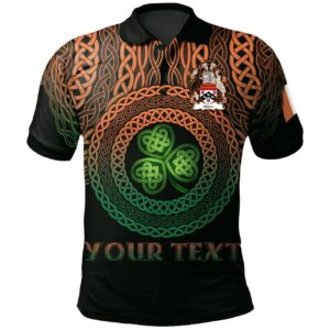 Ireland Polo Shirt - Wren or Wrenn Irish Family Crest Polo Shirt - Celtic Pride A7